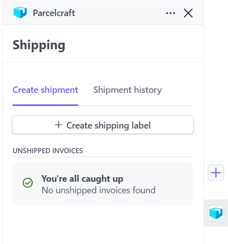 Parcelcraft Dashboard