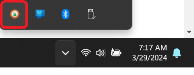PrintNode icon in system tray