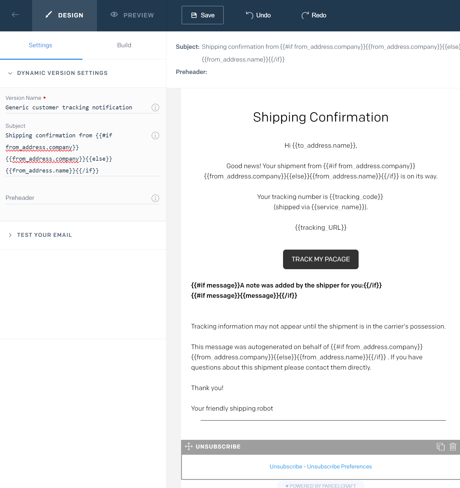 SendGrid Dynamic Templates